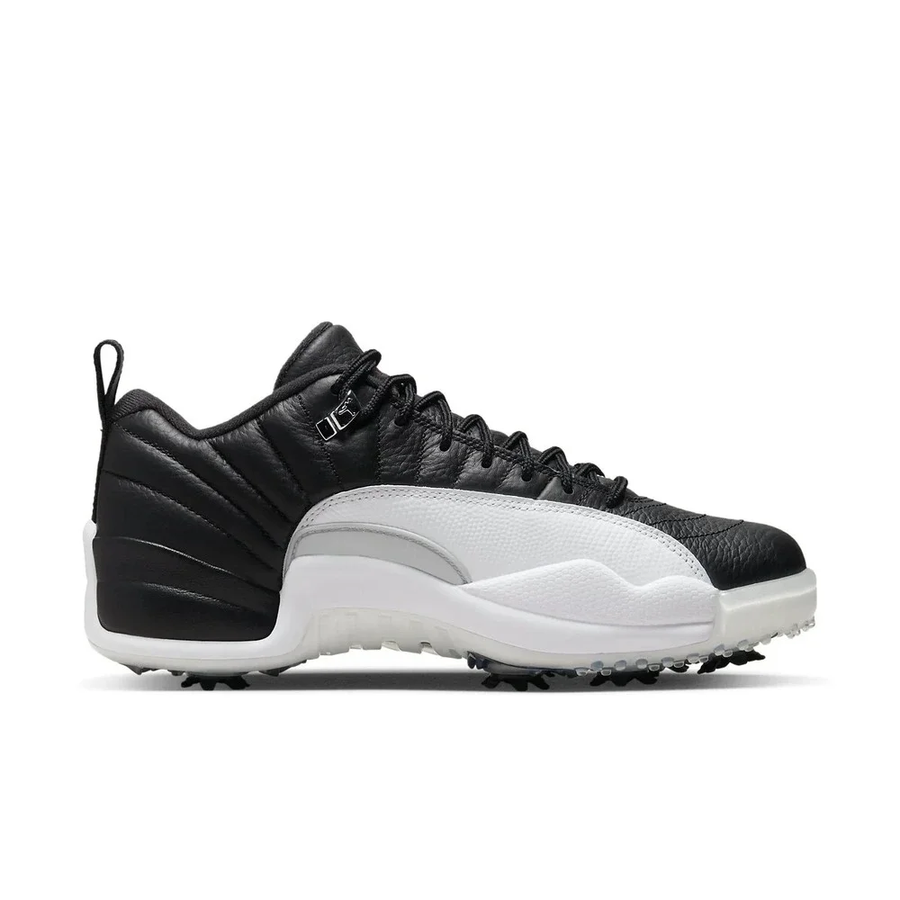 Size 9.5 - [NEW] Men's Nike Air Jordan 12 Low Golf Shoes White DH4120-010